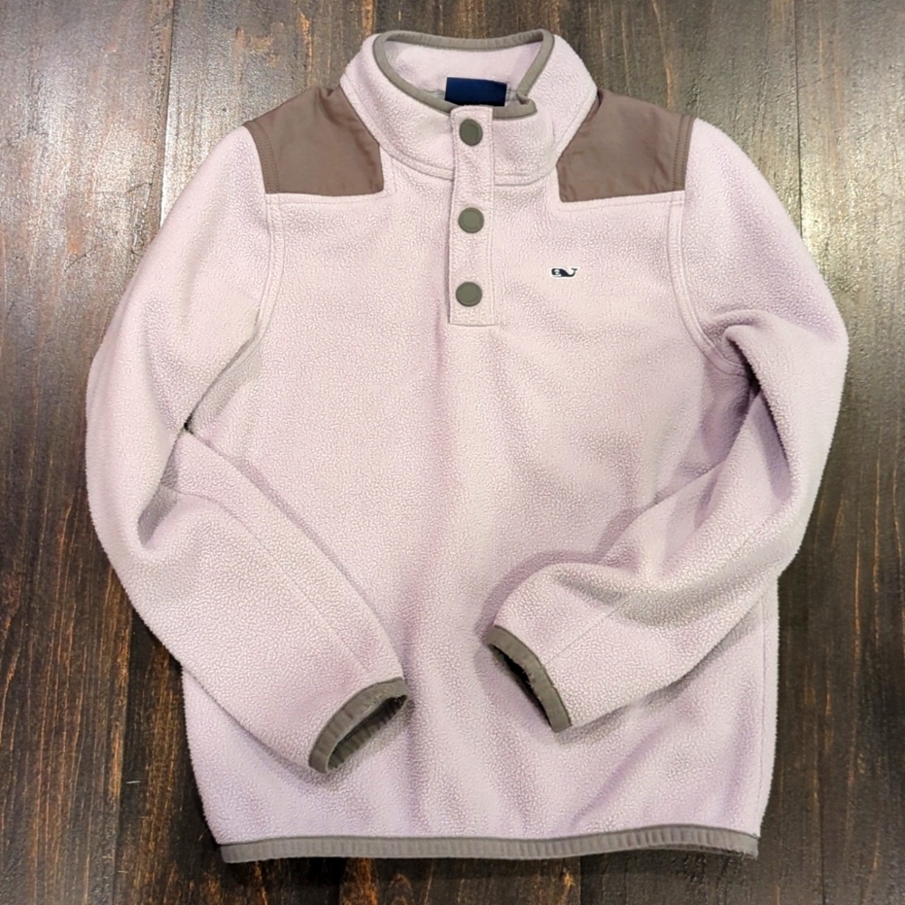 Vineyard Vines boys snap fleece pullover